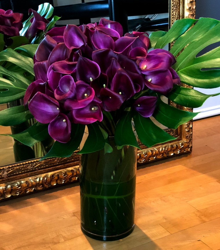 Bouquet Purple Calla Lilies