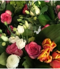 pastel flowers graduation bouquet